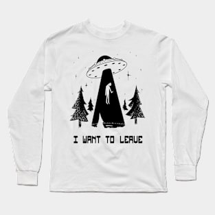 I want to live - black Long Sleeve T-Shirt